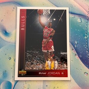 Michael Jordan Chicago Bulls Basketball Card - 1993 Upper Deck